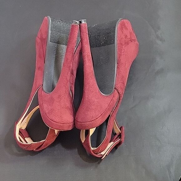 DELICIOUS PEEP TOE ANKLE STRAP HIGH HEEL STILETTOS PUMP G1 - Picture 10 of 12